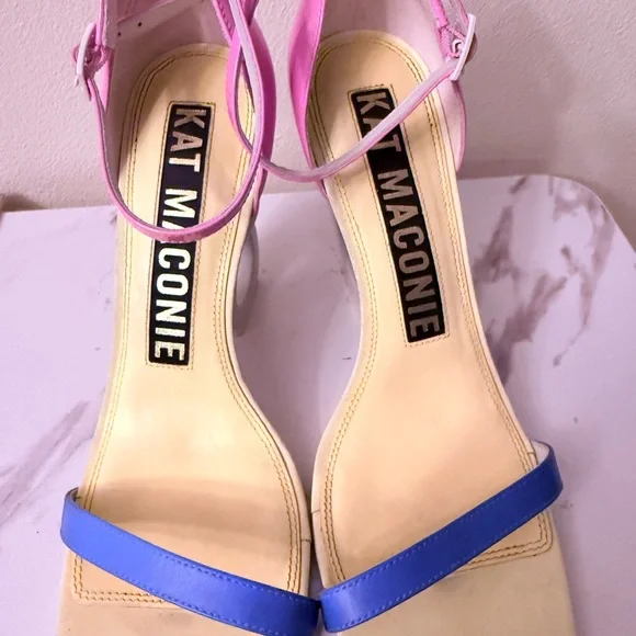 Kat Maconie Color Block Sculpture Pumps, EUC, Size 10